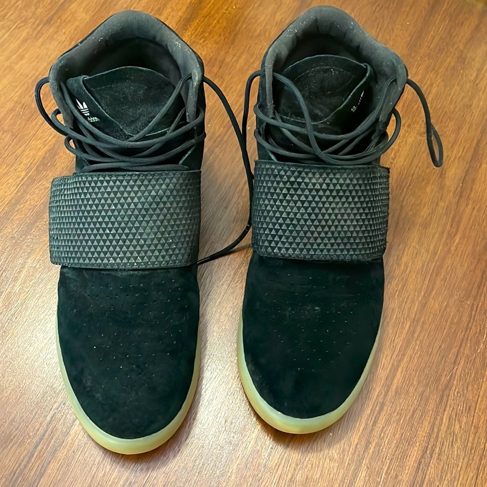 Suede high tops by adidas